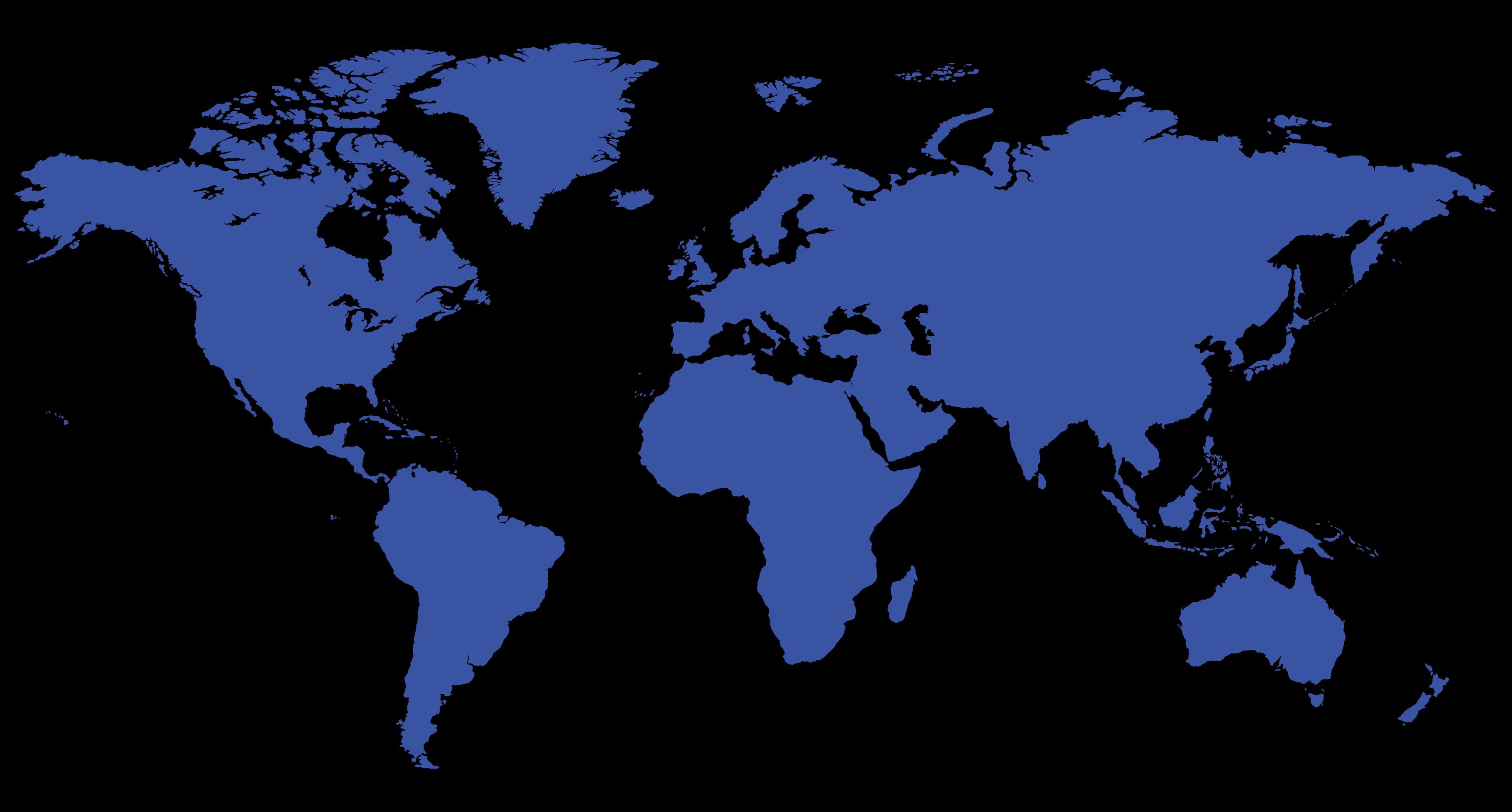 Map of the world